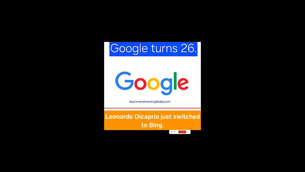 Google & Leonardo Dicaprio Split