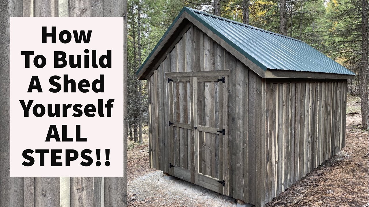 how to build shed step by step