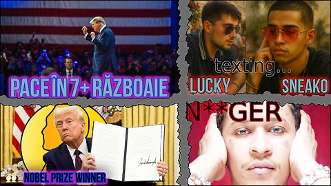 🔴TRUMP Premiul NOBEL PACE in 7+ razboaie| Young Thug revoluționează N‑WORD+ Lucky vorbește cu Sneako