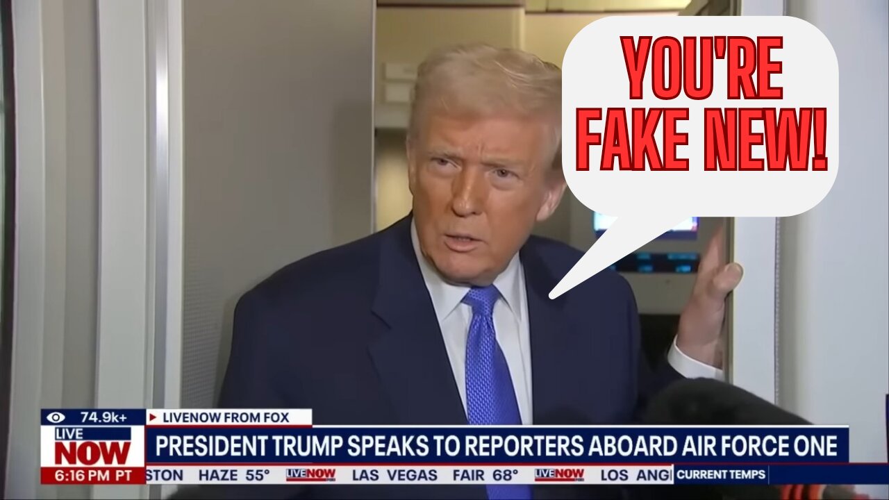 TRUMP TAKE QUESTIONS ON AIR FORCE ONE PLUS MORE!