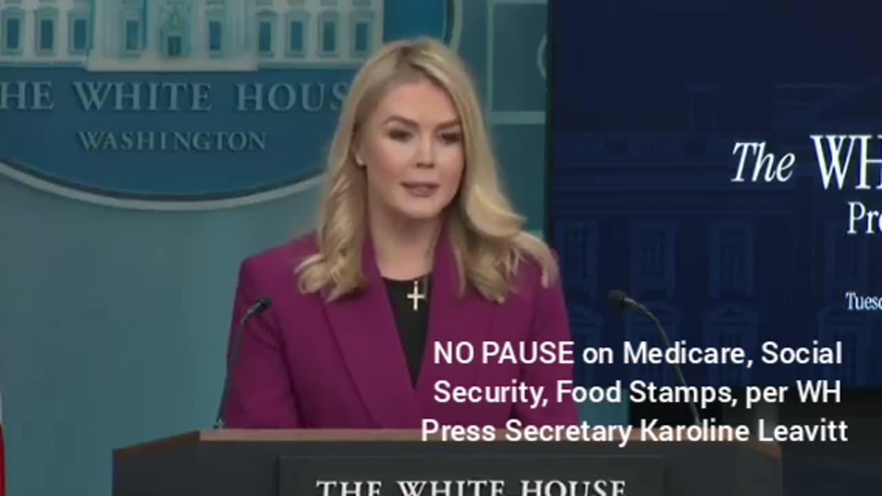 NO PAUSE on Medicare, Social Security & Food Stamps benefits