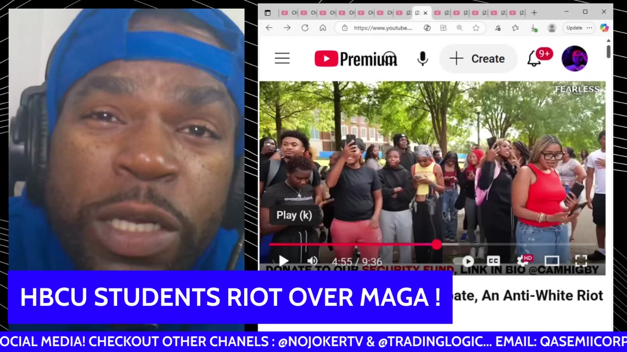 HBCU STUDENTS RIOT OVER MAGA !