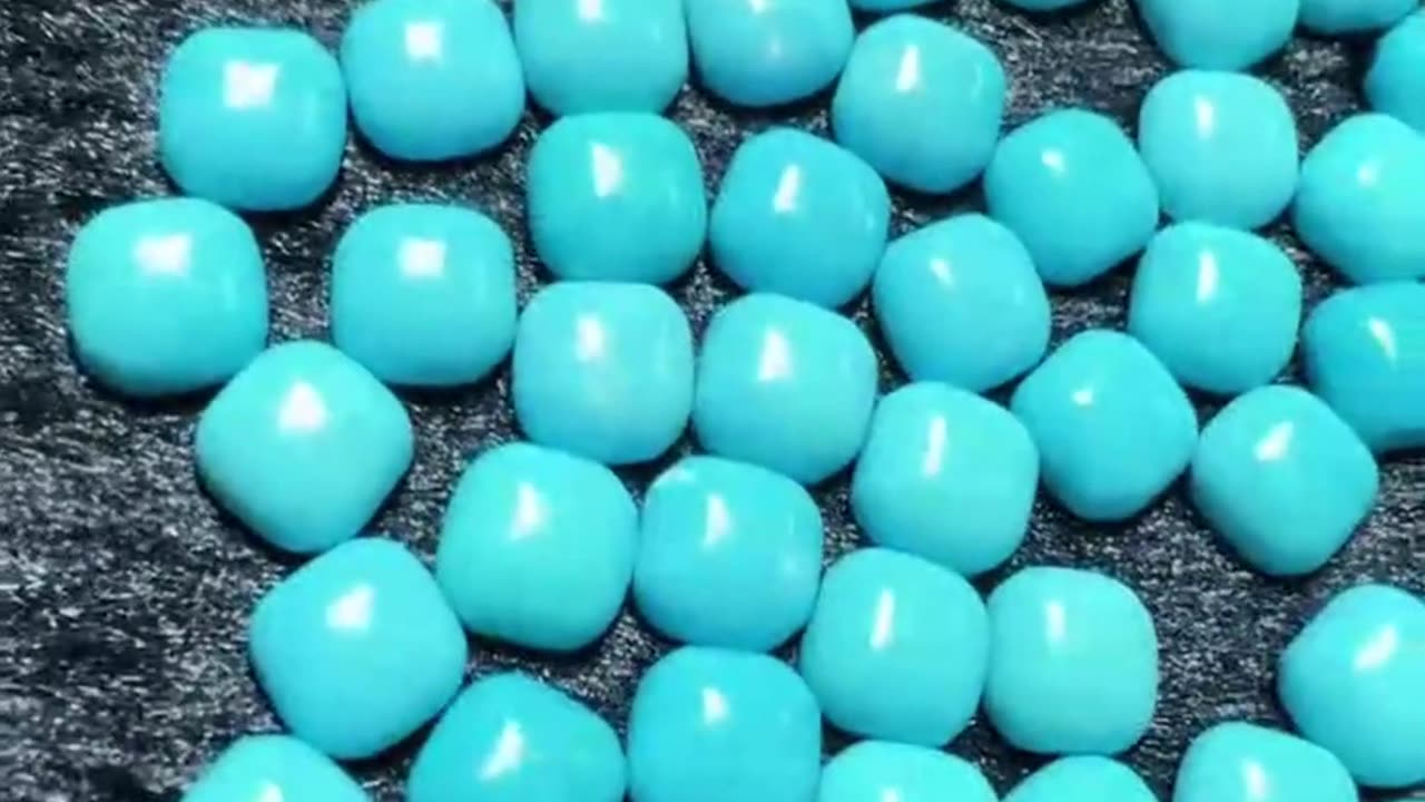 2025-0307-02 Natural Mineral Turquoise Raw Material Round Beads