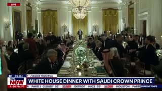 Trump, Crown Prince MBS Speak At White House Dinner