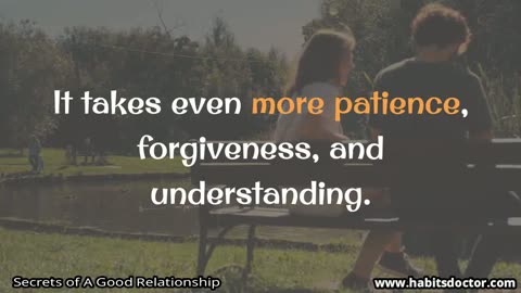 Secrets of A Good Relationship