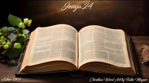 Die Bibel am Freitag, dem 26. September 2025 - Jesaja 24