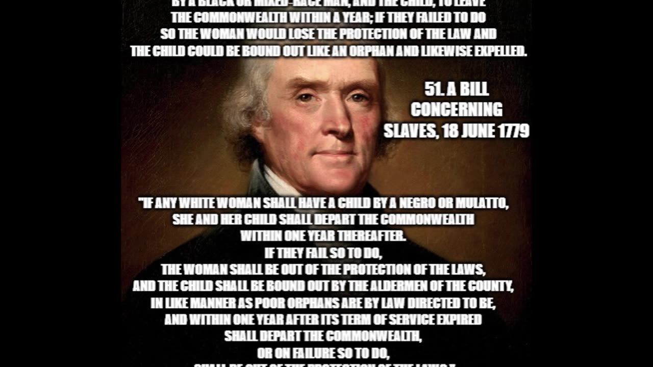 1779.6.18 51. Thomas Jefferson A Bill Concerning Slaves, 18 June 1779
