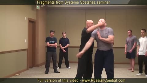 RUSSIAN SYSTEMA TRAINING: Hand to hand combat. Fighting against a stronger opponent