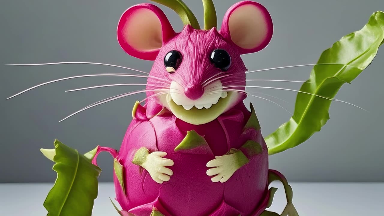 Before eating dragon fruit, create some first, you will find that you can't bear to eat it