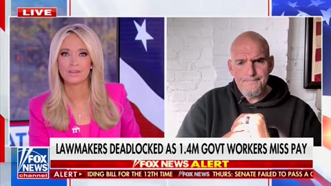 Fetterman Says 'America Is Losing' While Democrats Keep Playing 'Three-Card Monte' With Shutdown