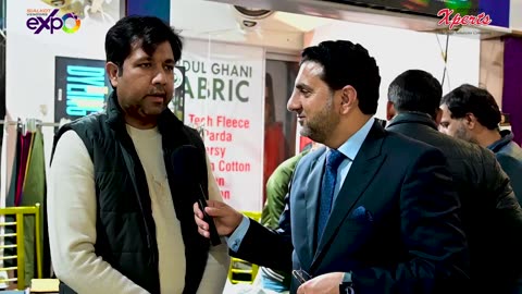 🎤 Interview with Stall Holder Mr. Ali Raza from Abdul Ghani Fabrics | Sialkot Textile Expo 2025