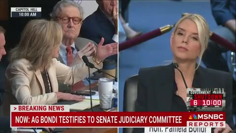 Senators Trade Barbs Over Who Stopped Epstein Probe at Tense Bondi Hearing