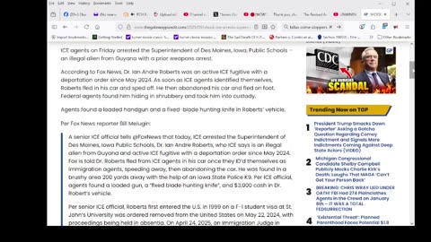 ICE Arrests Superintendent of Des Moines, Iowa, Public Schools – An Illegal Alien