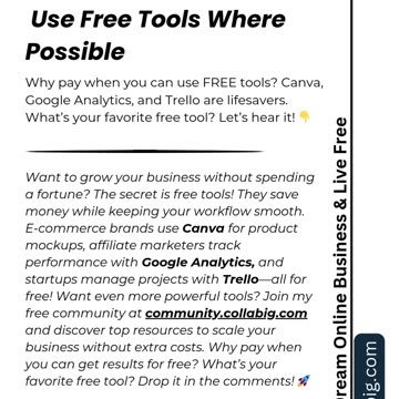 Why spend when you can grow your business for FREE? These tools make scaling easier!