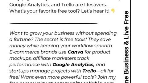 Why spend when you can grow your business for FREE? These tools make scaling easier!