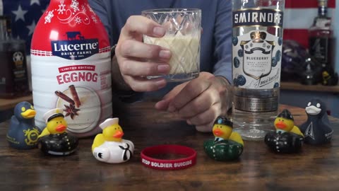 Edmond Collier - Smirnoff Blueberry Vodka & Lucerne Eggnog