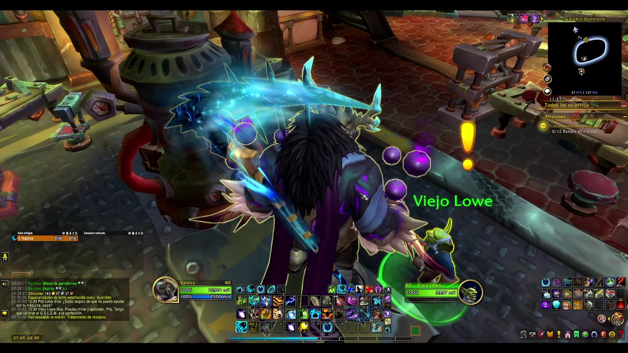 Chill farm and helping with delves