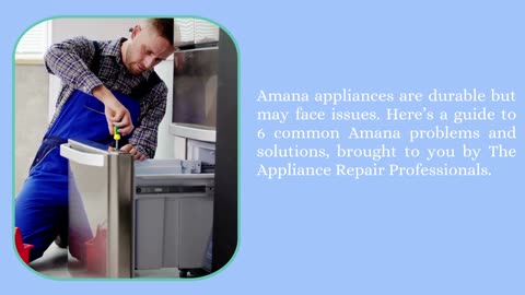 Top-Rated Amana Repair Service Near You - The Appliance Repair Professionals