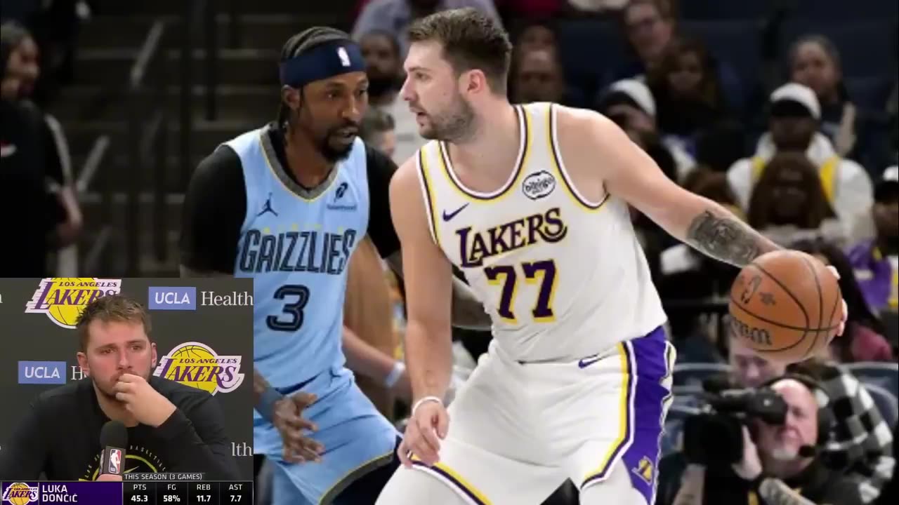 Luka Doncic talks about Austin Reaves: "Today he didn't wanna shoot the ball. I don't know why"