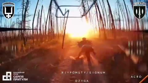 The Sun Setting On Russian Soldiers in Lyman