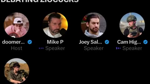 Joey Salads debates Mike P and Doomernat on Gaza