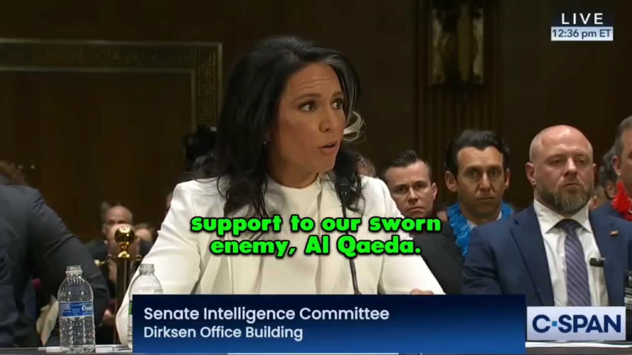 Tulsi Gabbard - Every American deserves to know how involved our government is in Al-Qaida ect