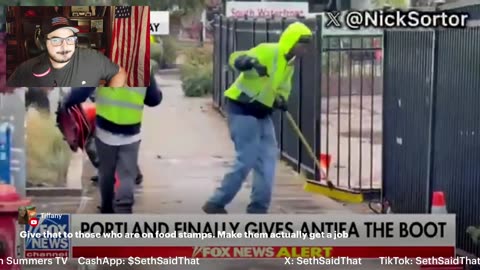 #Nick Sortor #LIVE On #Fox News At The #Portland #ANTIFA #ICE #Protest