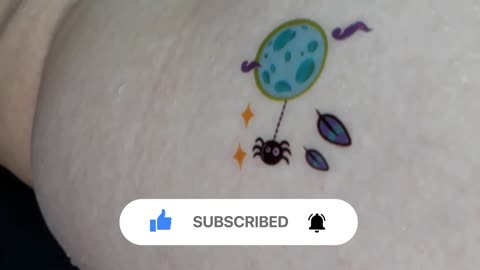 chemical spider temporary tattoo sticker magic art design