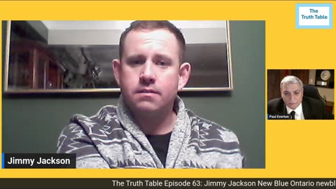 The Truth Table Episode 63: Jimmy Jackson New Blue post election.