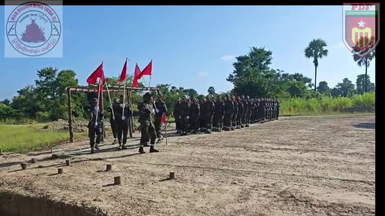 🏹🔫 Myanmar War | Myanmar Military Graduates 3rd Battalion 12th Basic Training Batch | RCF