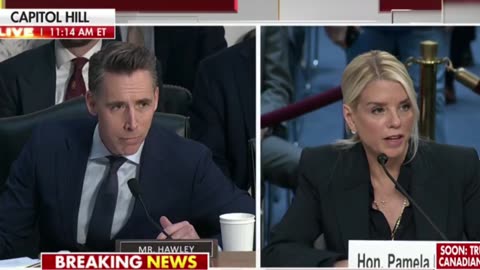 Josh Hawley DESTROYS Democrat Narrative — Reveals FBI Spied on Him! 😳 #Hawley #PamBondi