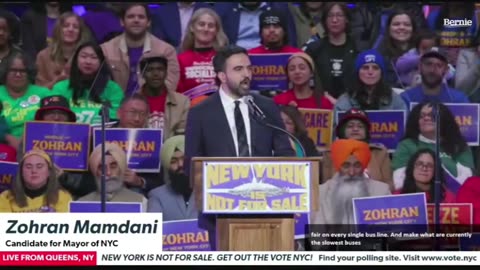 Mamdani Rallys For Free Stuff in NYC