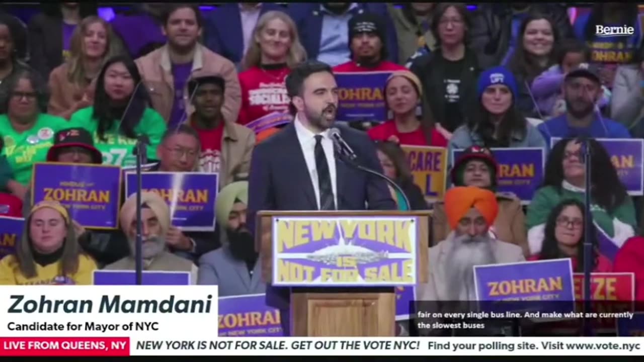 Mamdani Rallys For Free Stuff in NYC