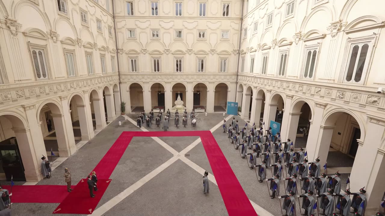 Roma - Il Presidente Giorgia Meloni incontra il Primo Ministro svedese Kristersson (26.02.25)