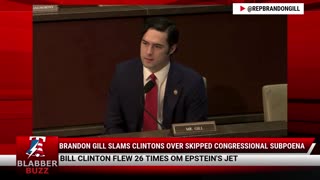 Brandon Gill Slams Clintons Over Skipped Congressional Subpoena