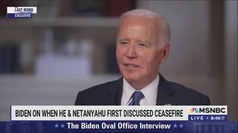 BOMBSHELL🚨 Biden admits he and Netanyahu had every...