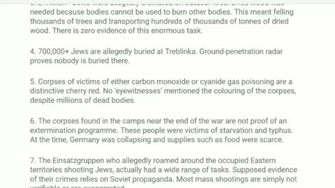 No one is trying to prove NAZI's were nice, but, here are 10 Answers that Expose Holocaust Lies 2-20-25