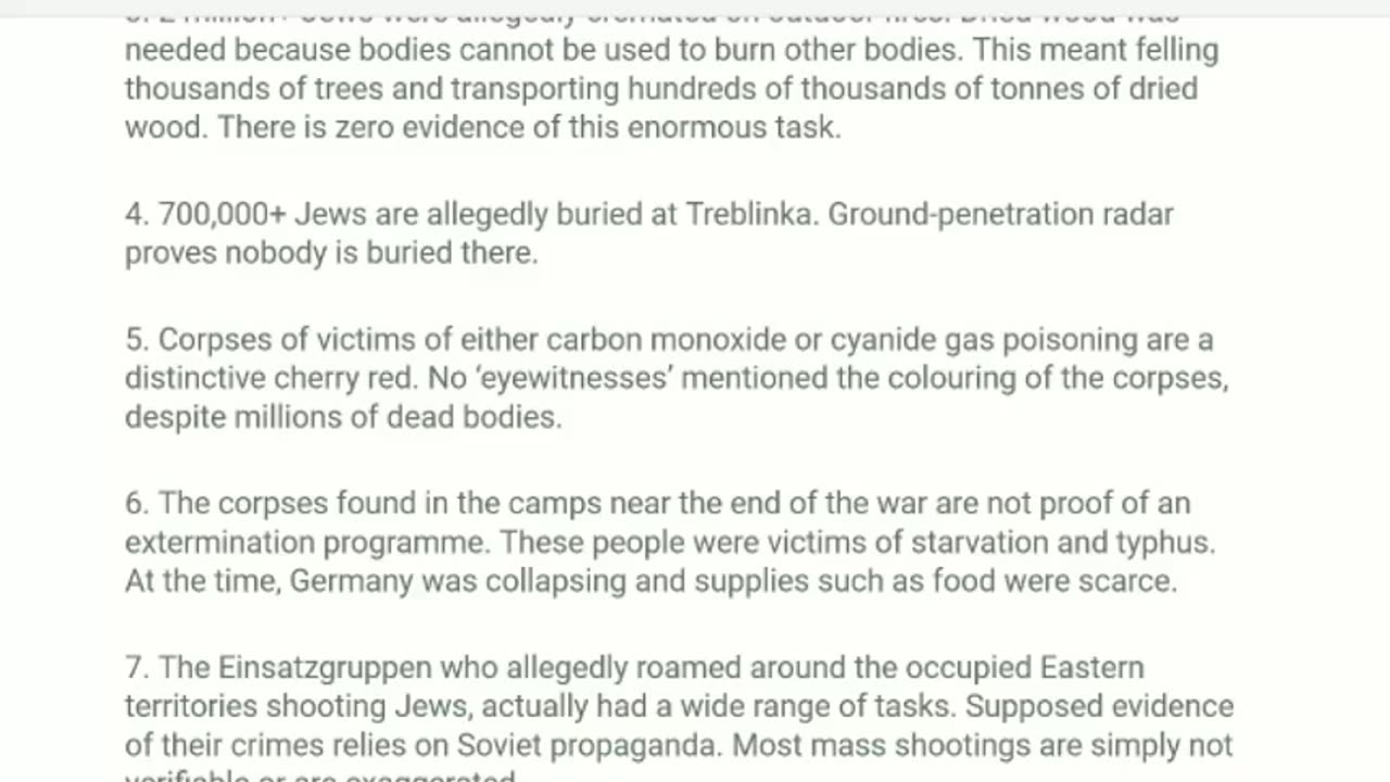 No one is trying to prove NAZI's were nice, but, here are 10 Answers that Expose Holocaust Lies 2-20-25