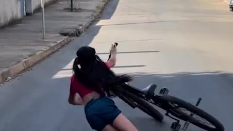 How NOT to ride a bike...