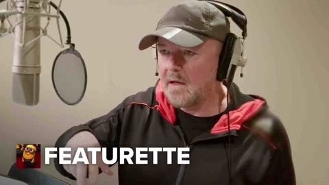 Dog Man Featurette - Fun In The Booth with Ricky Gervais (2025)