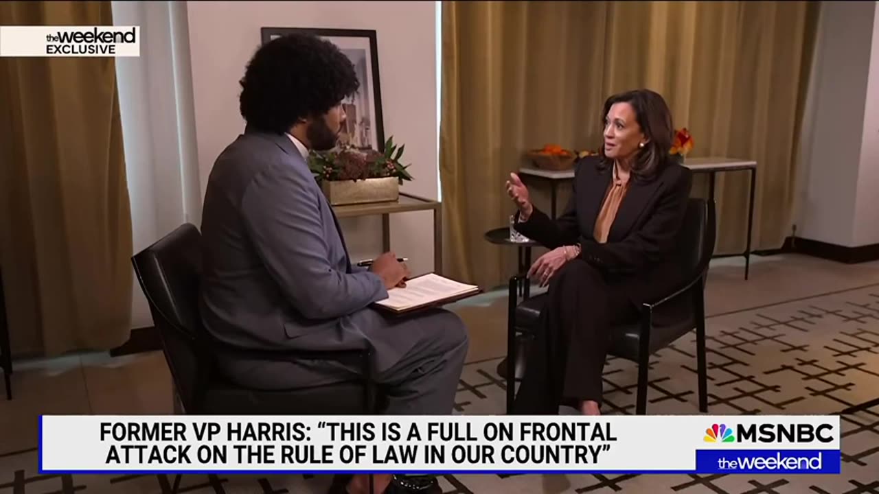 Kamala Harris Calls Letitia James Indictment a 'Full on Frontal Attack on the Rule of Law'