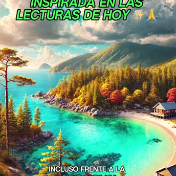 🙏✨Oración Inspirada en las Lecturas de Hoy ✨🙏