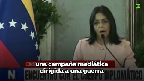 Delcy Rodríguez: "Venezuela es víctima de una campaña de guerra psicológica sin precedentes"