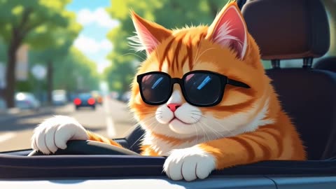 "El gato piloto: aventuras sobre ruedas"