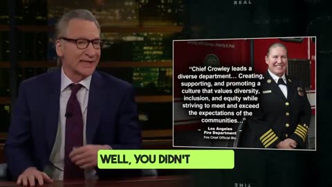 Bill Maher torches the LA Mayor for picking the “best lesbian” as fire chief