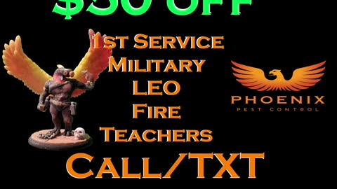 $50 off 1st service for Military LEO Fire and Teachers