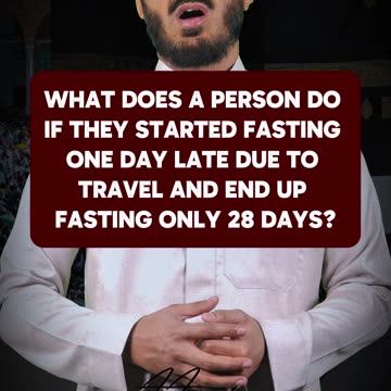 What to do if you fasted only 28 days in Ramadan?