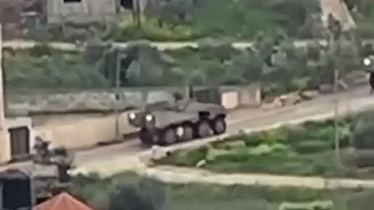 Meanwhile in Samaria, IDF using its new Eitan AFV in an operation against terrorists.