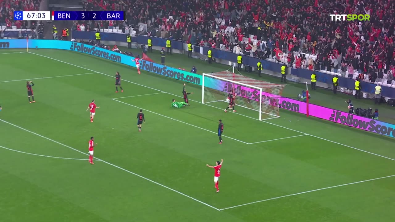 Barcelona vs Benfica 5-4 | Uefa Champions League