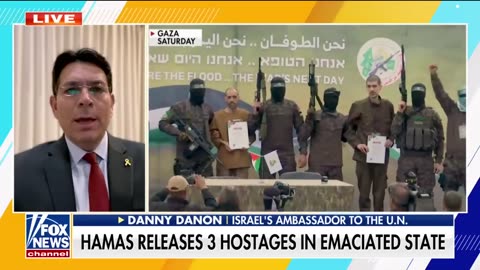 'THEY WILL PAY THE PRICE': Danny Danon warns Hamas over state of released hostages